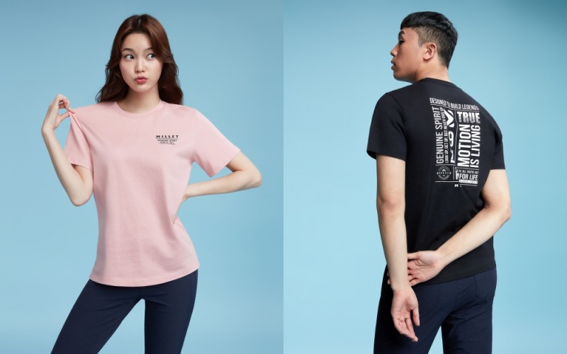 밀레, 친환경 오가닉 코튼 '99주년 기념 티셔츠' 출시
