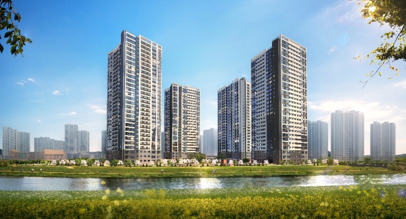 검단신도시 우미린 에코뷰 투시도.(사진=우미건설)