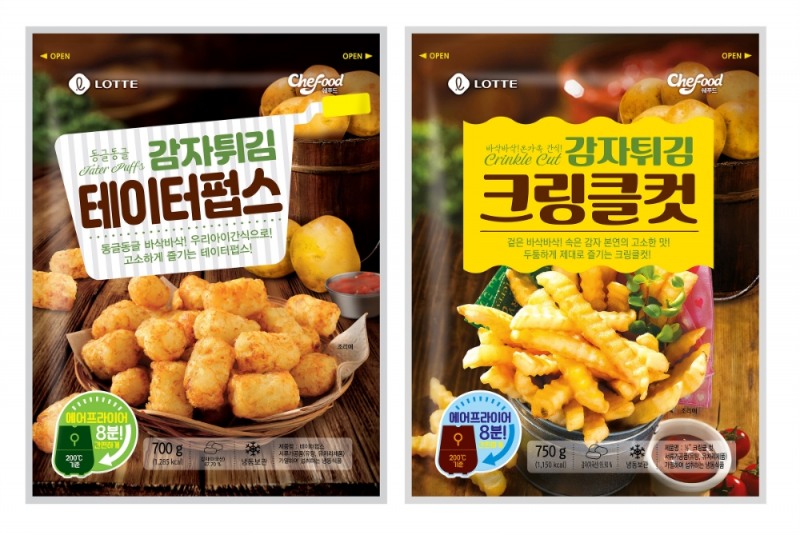 롯데푸드, 고소하게 즐기는 감자튀김 ‘쉐푸드 테이터펍스’ 출시