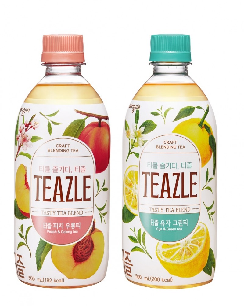 웅진식품, 블렌딩티 '티즐' 2종 출시
