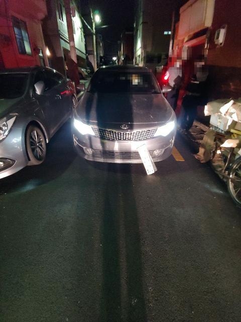 사고현장.(사진제공=부산경찰청)