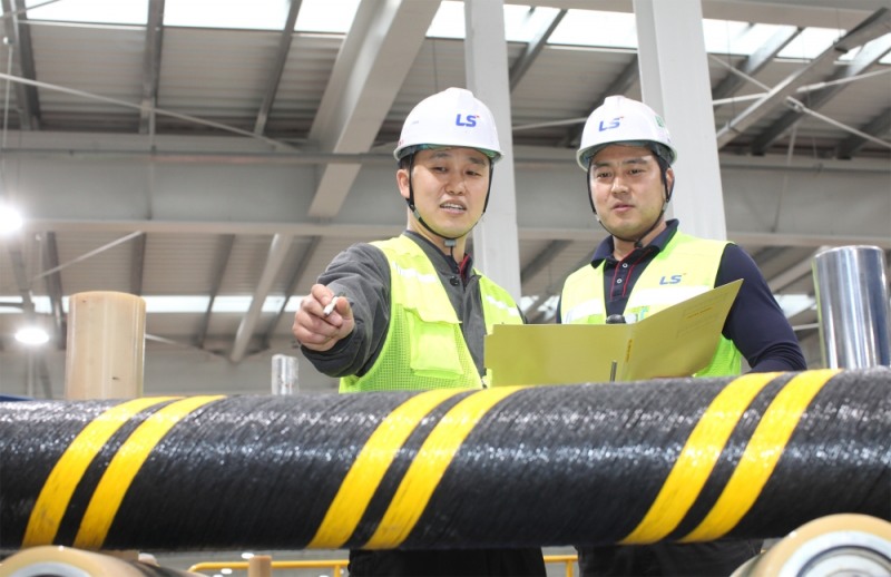 LS전선 해저 케이블 생산 전경. (사진= LS전선)