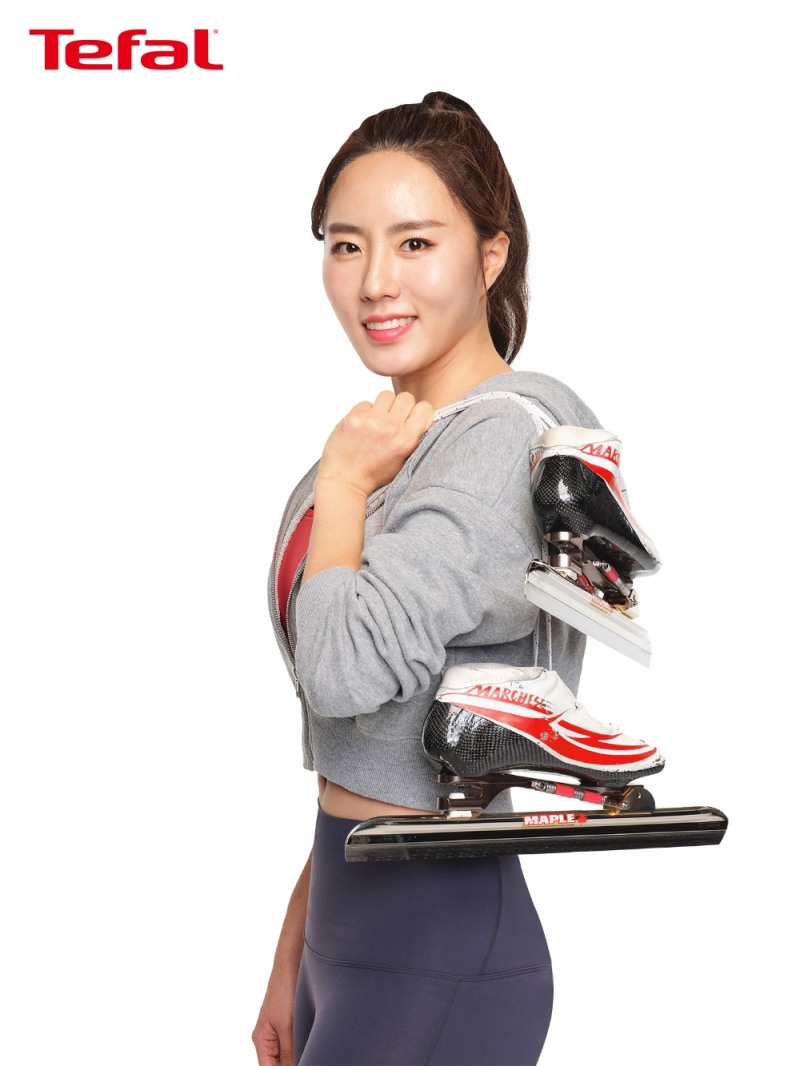 빙속 여제 이상화, 종합생활가정용품 브랜드 테팔 모델 발탁