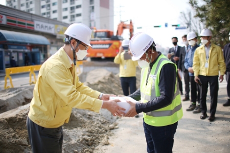 수자원공사, 건설현장 코로나19 극복 지원 나서
