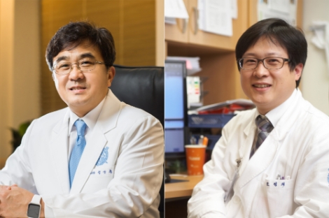 분당서울대병원 흉부외과 전상훈 교수(좌), 호흡기내과 조영재 교수(우). 사진=분당서울대병원
