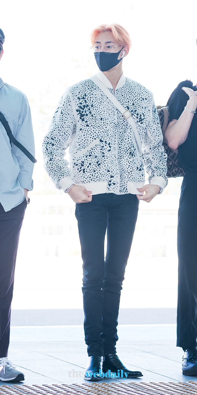 갓세븐 뱀뱀, 인천국제공항 출국 현장