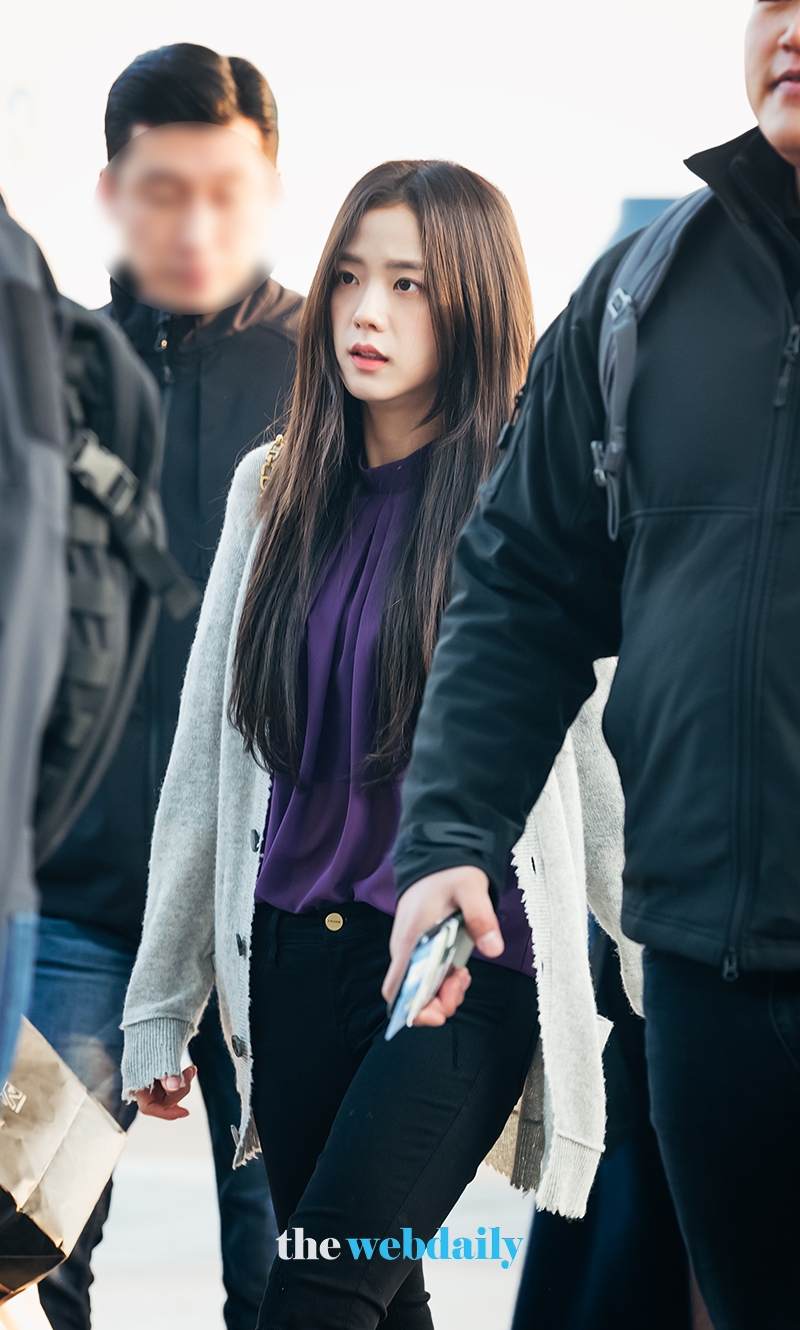 블랙핑크 지수, 인천국제공항 출국