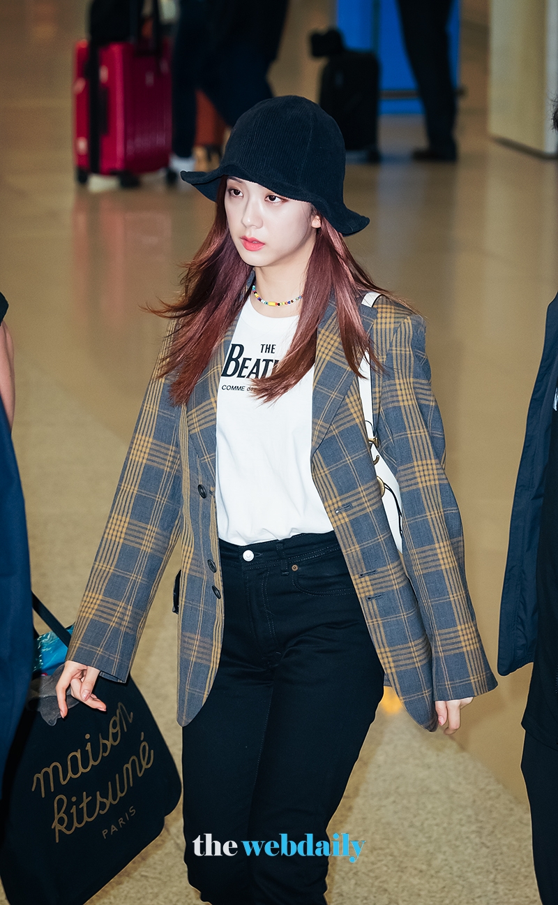 블랙핑크 지수, 인천국제공항 입국