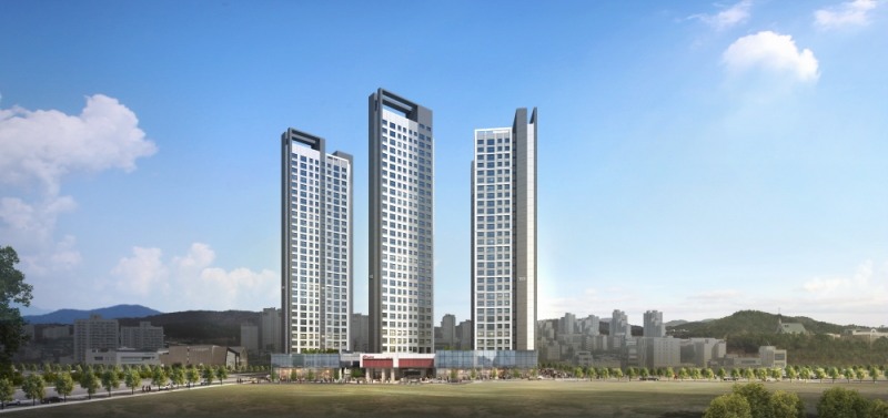 힐스테이트 도안 주경투시도.