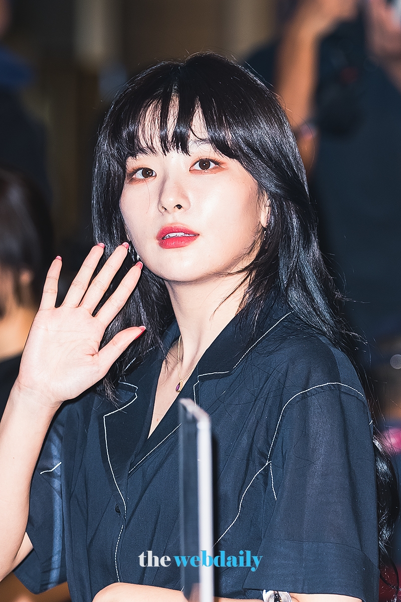 레드벨벳 슬기, 김포국제공항 출국 현장