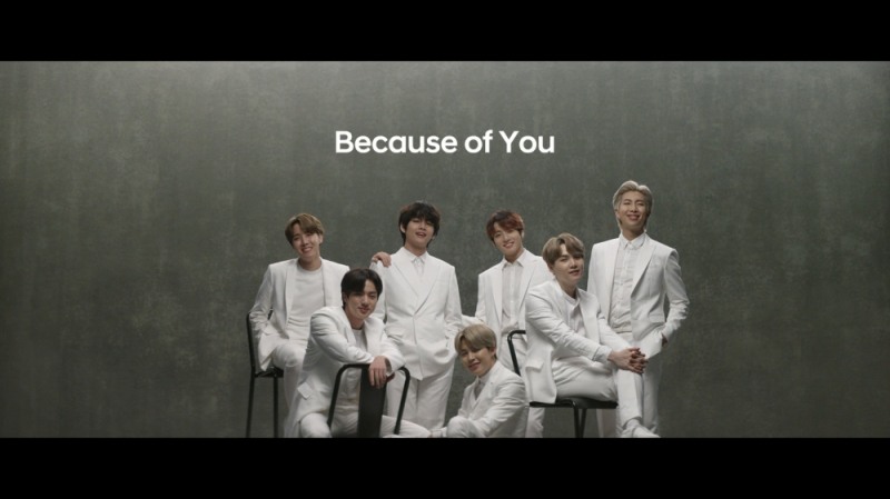 현대자동차가 지구의 날을 맞이해 공개한 방탄소년단과 함께하는 ‘글로벌 수소 캠페인’ 특별 영상의 장면.(사진=현대자동차)