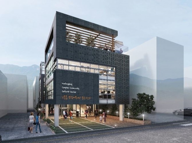 회동동 복합커뮤니티 문화센터 조감도.(제공=부산금정구)