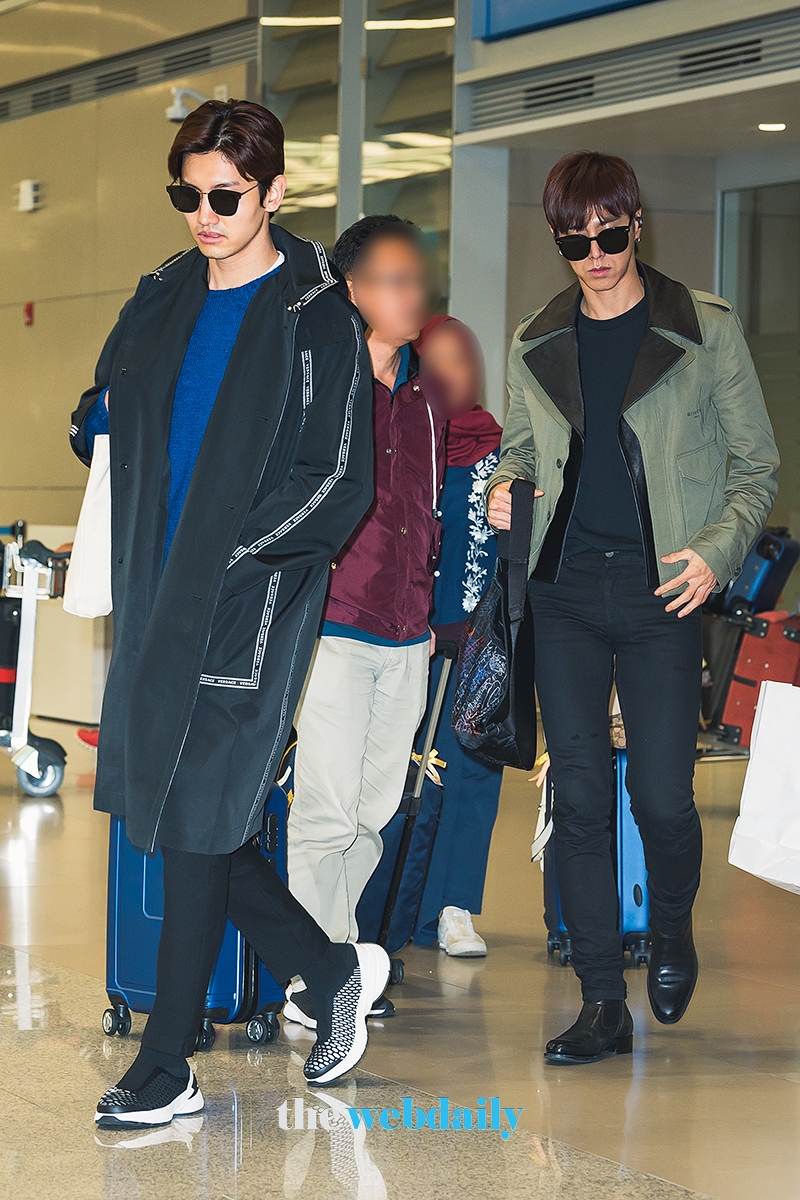 동방신기 최강창민, 유노윤호, 인천국제공항 입국