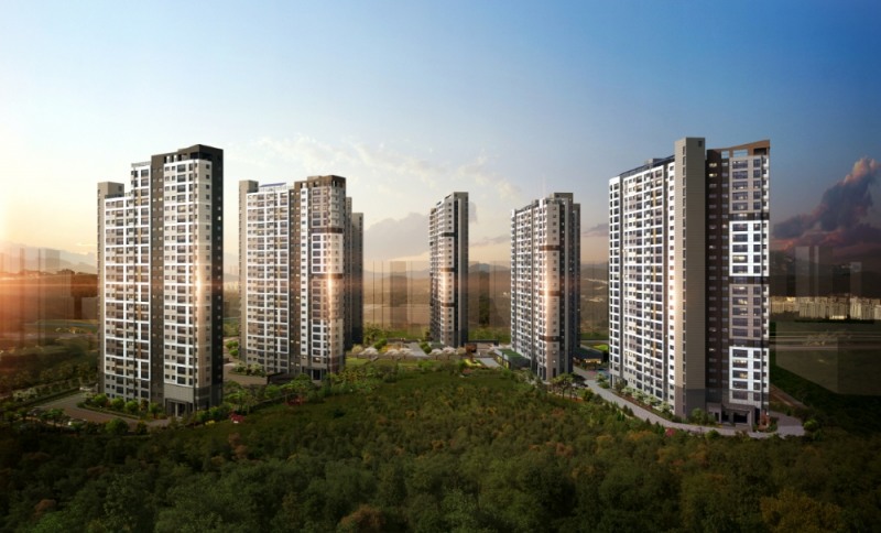 계룡 푸르지오 더 퍼스트 투시도. (사진=대우건설)