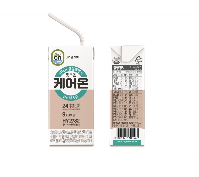 한국야쿠르트, 환자용 균형영양식 ‘잇츠온 케어온’으로 케어푸드 시장 도전