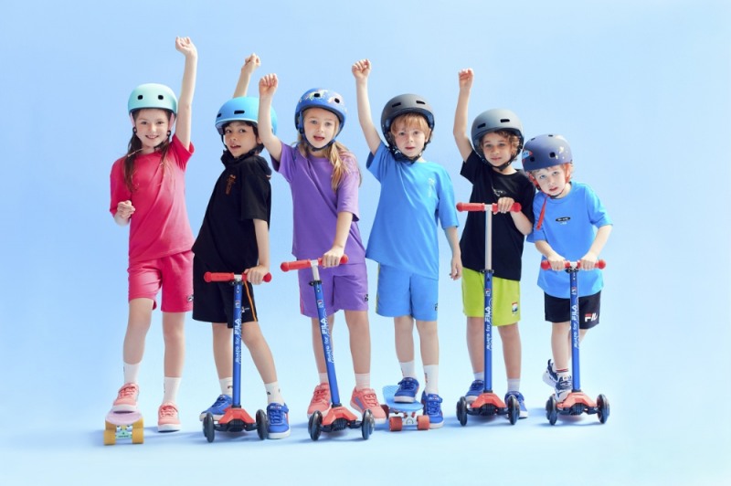 휠라 키즈(FILA KIDS) X 마이크로킥보드 콜라보 컬렉션 론칭