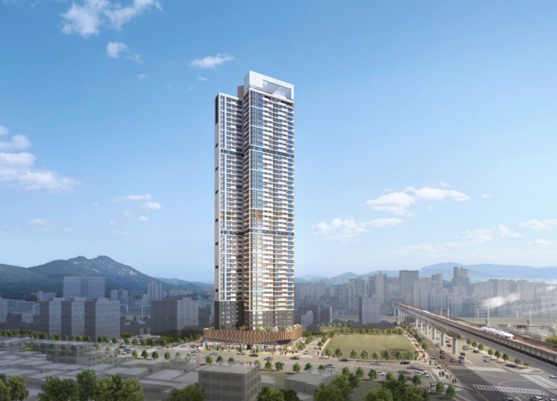 힐스테이트 의정부역 투시도.(사진=현대건설)