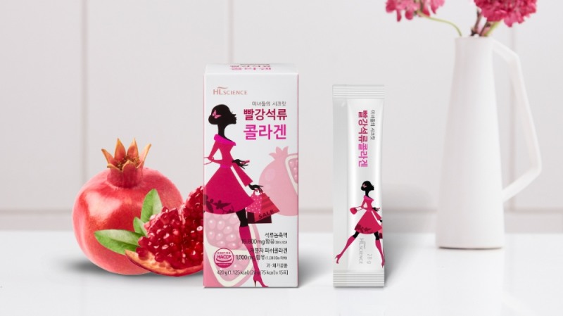 에이치엘사이언스 '미녀들의 시크릿 빨강석류 콜라겐' CJ홈쇼핑 런칭
