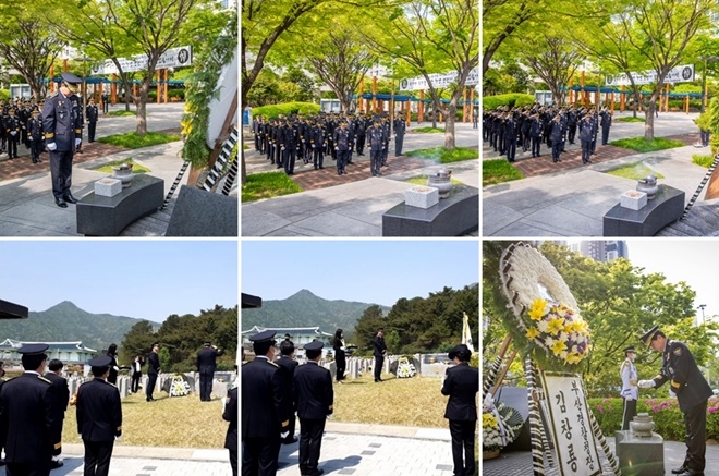 제31주기 5‧3 동의대 사건 순국경찰관 추도식.(사진제공=부산경찰청)