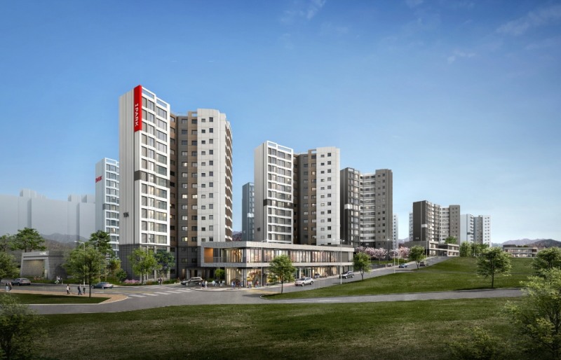 HDC현대산업개발 '우장산숲 아이파크' 투시도