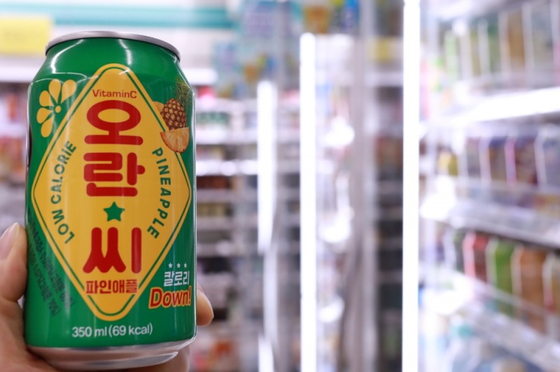 동아오츠카, 오란씨 파인애플 350ml 대용량 캔 출시