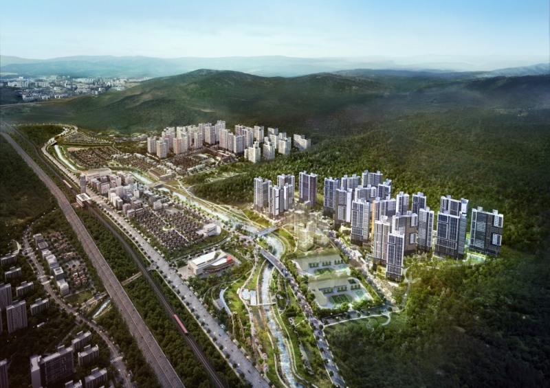 사송 더샵 데시앙2차 조감도