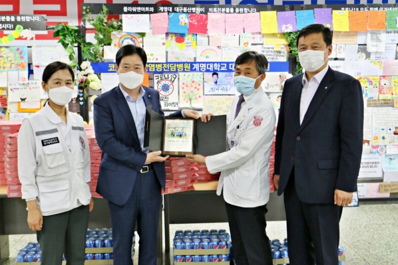 우리금융, 대구지역 의료진에 도시락 16,000개 지원 완료