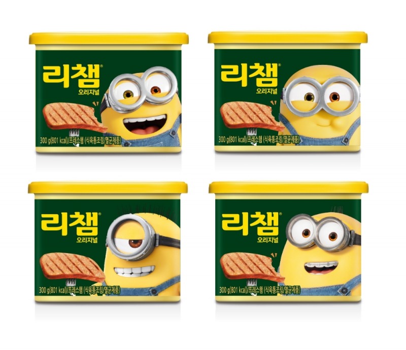 동원F&B, 캔에 미니언즈 캐릭터가 그려진 ‘리챔 미니언즈’ 출시