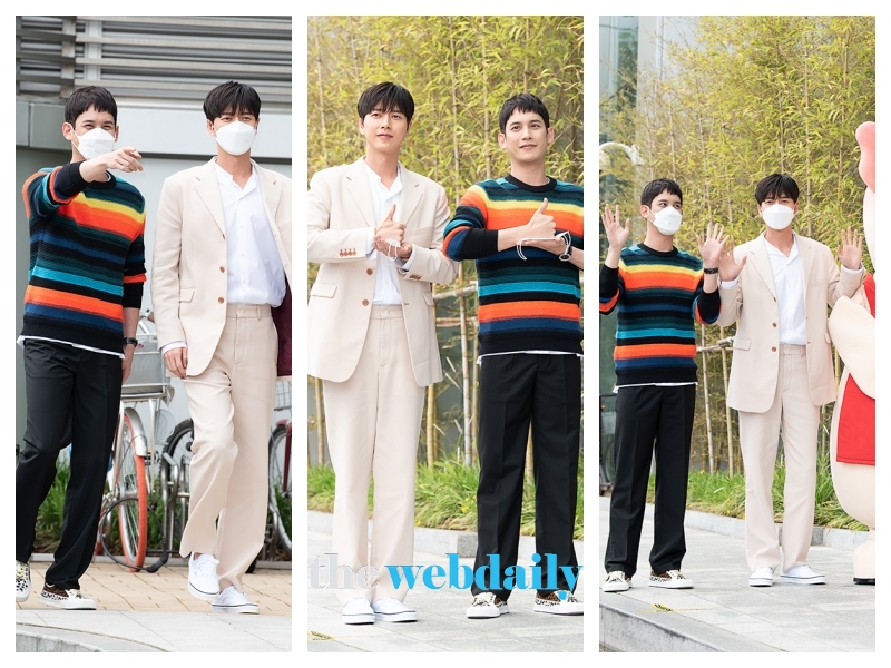 박기웅-박해진, MBC 수목드라마 ‘꼰대인턴’ 제작발표회 출근길 현장
