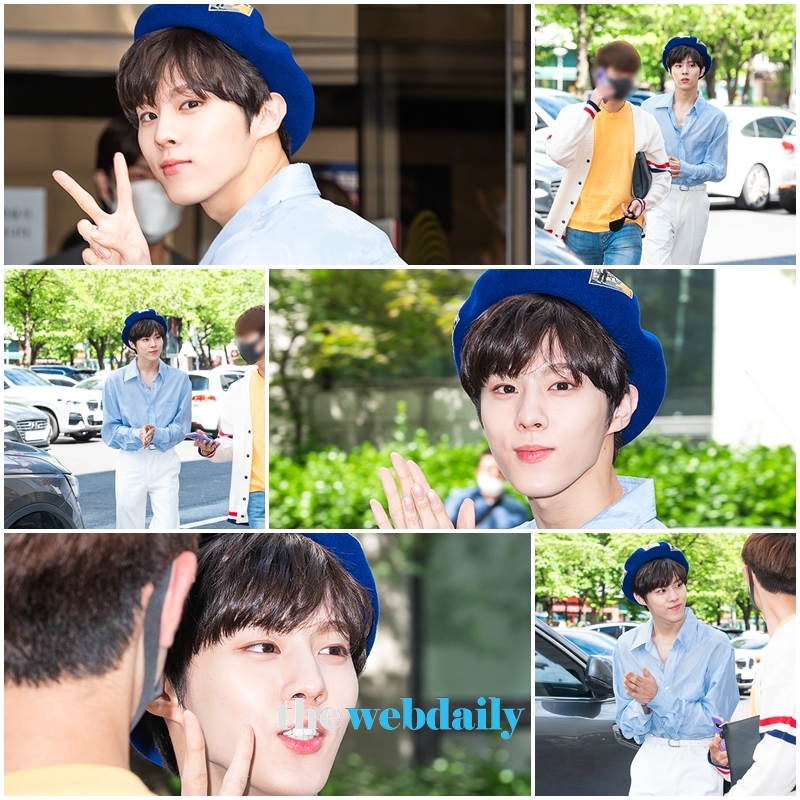 김우석, KBS 방송국 출근길