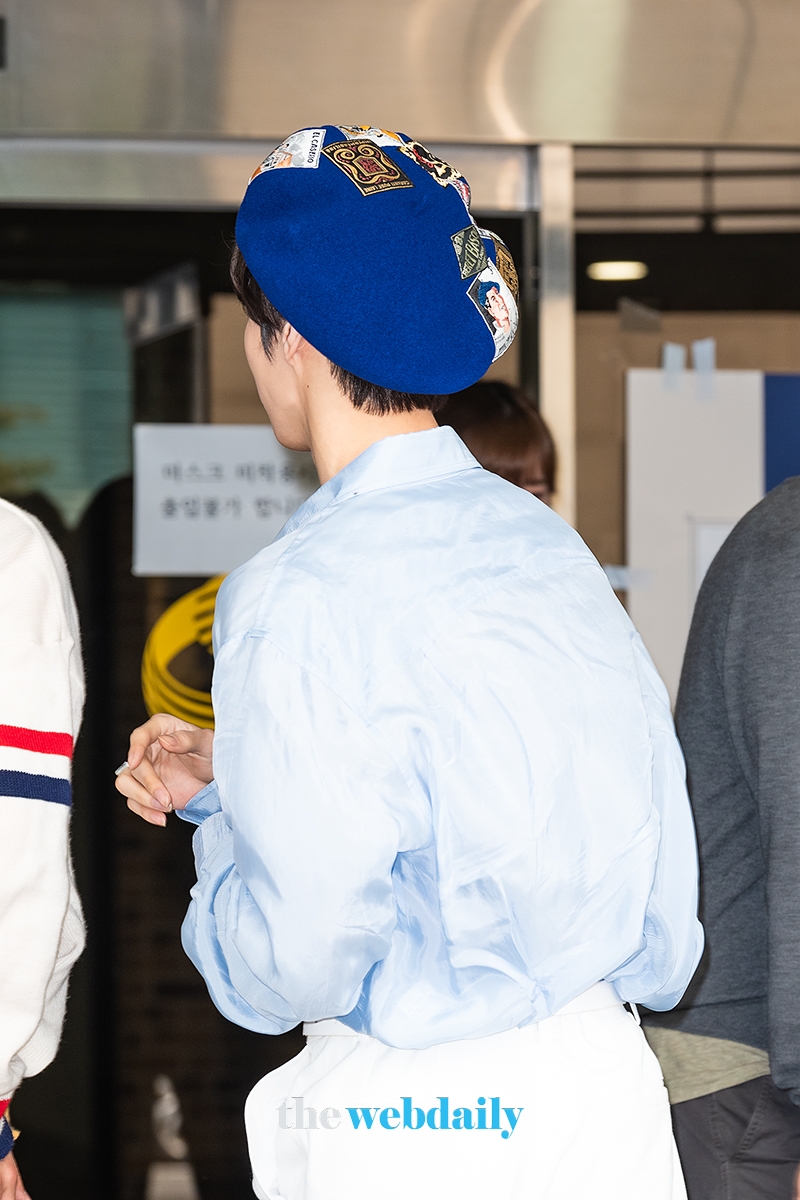 김우석, KBS 방송국 출근길