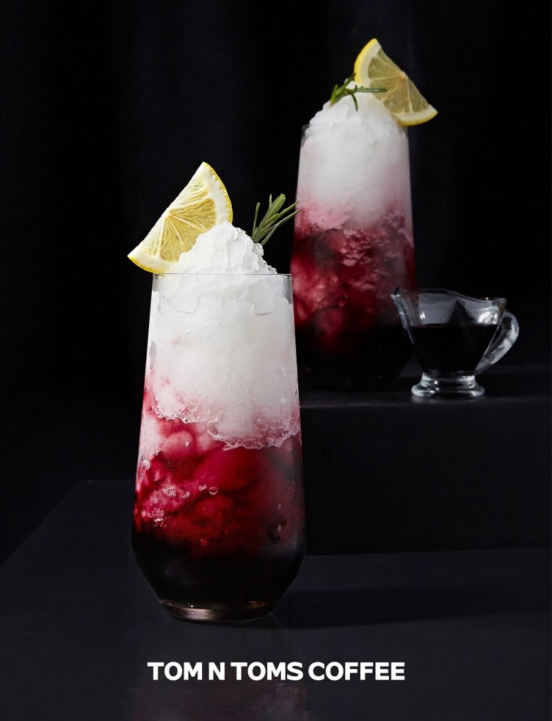 탐앤탐스, 블랙 매장 한정 와인샤베트 선보여