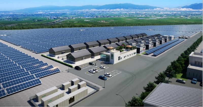 새만금 육상태양광 3구역 발전사업 조감도안