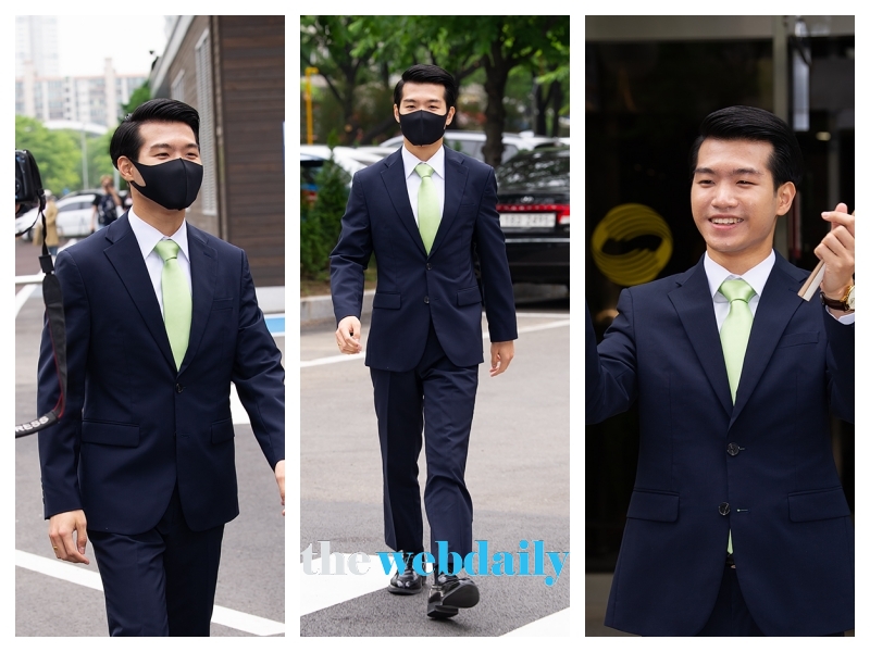 조명섭, KBS 불후의명곡 녹화 출근길 현장 (사진:최수영기자)