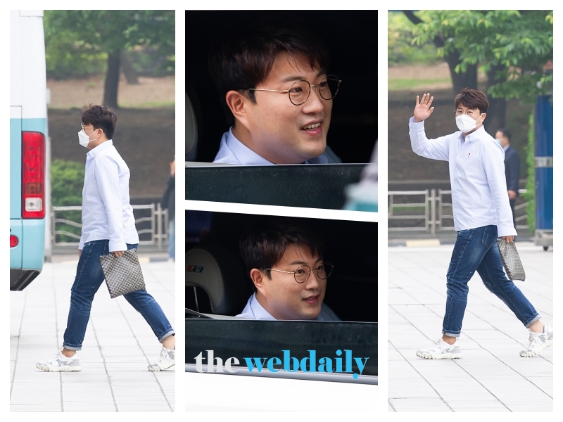김호중, SBS '이숙영의 러브FM' 출근길 현장 (사진:최수영기자)