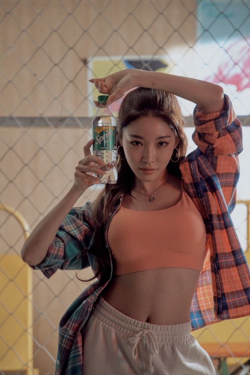 스프라이트, 청하 2년 연속 스프라이트 광고 모델 발탁