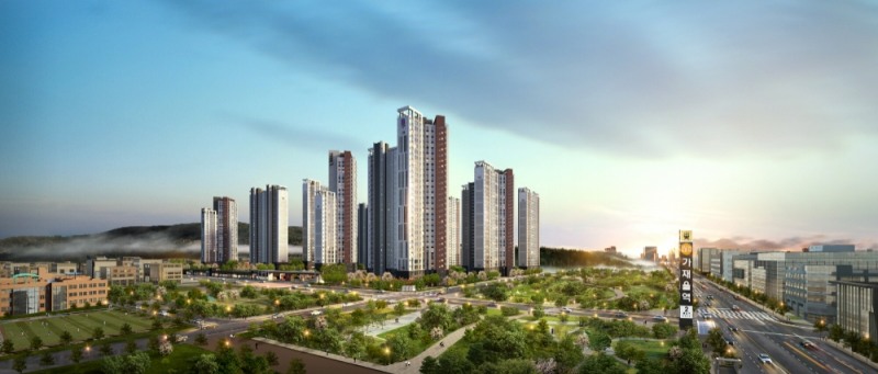 가재울역 트루엘 에코시티 투시도