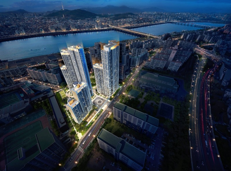 르엘 신반포 파크애비뉴 조감도.(사진=롯데건설)