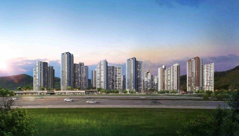 '이안 센트럴포레 장유' 투시도