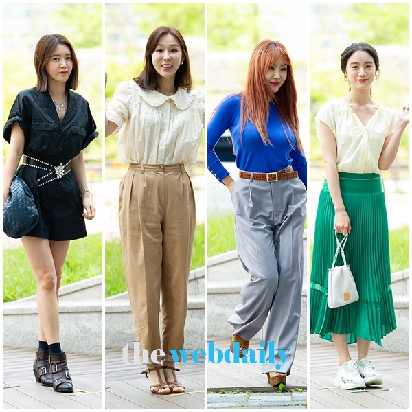 채정안-이지혜-나르샤-우혜림, '탑골 랩소디 : K-POP도 통역이 되나요?' 출근길 현장
