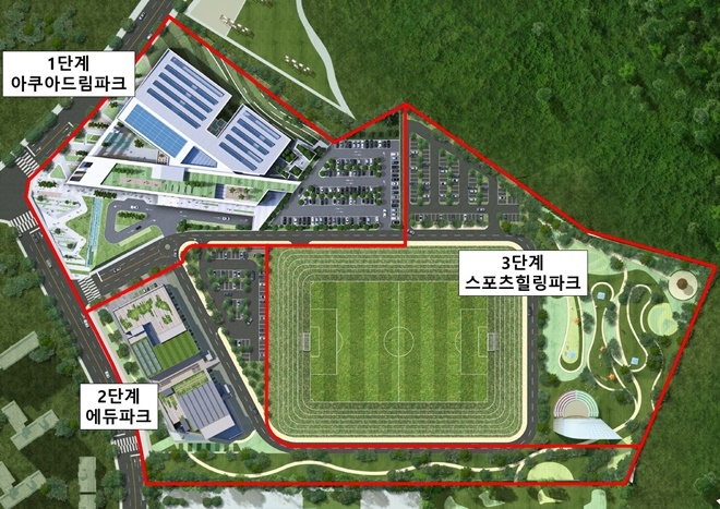 정관 빛물꿈 교육행복타운 전체 평면도.(제공=기장군)