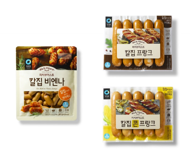 대상 청정원 ‘리치부어스트 칼집소시지’ 3종 선보여