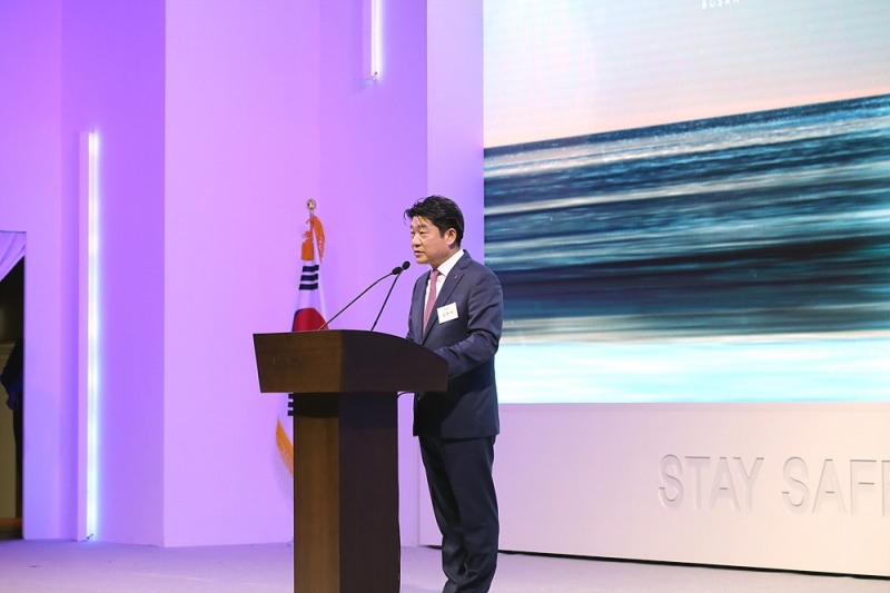 김현식 롯데호텔 대표이사가 축사를 진행하고 있다.(사진=호텔롯데)