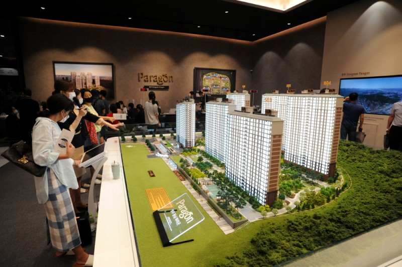 실물 견본주택 현장