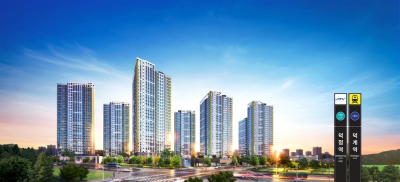 덕계역 금강펜테리움 센트럴파크 투시도.(사진=금강주택)