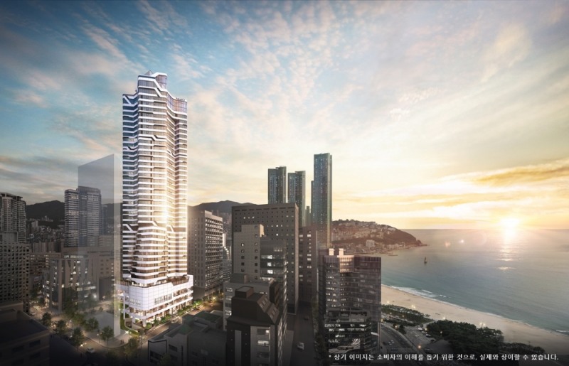 빌리브 패러그라프 해운대 투시도.