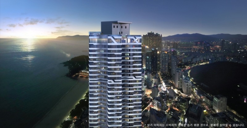 빌리브 패러그라프 해운대 조감도