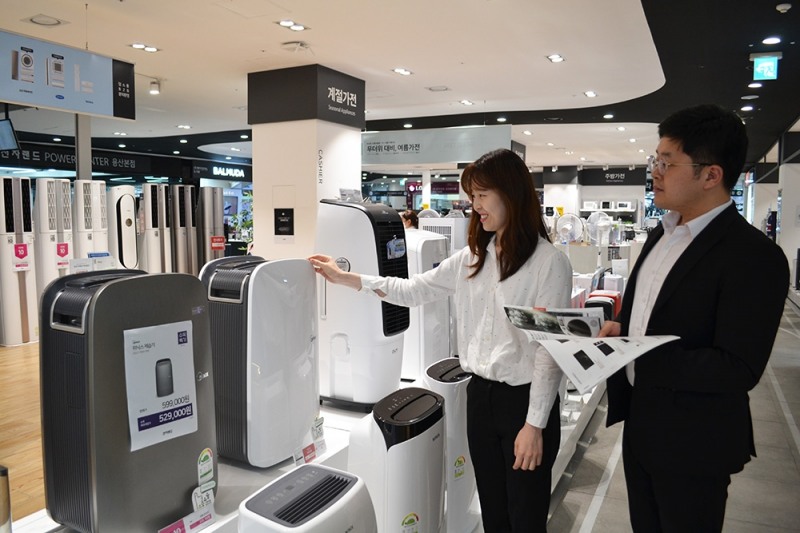 전자랜드, 이른 장마 예고에 제습기 판매 전년 대비 149% 증가
