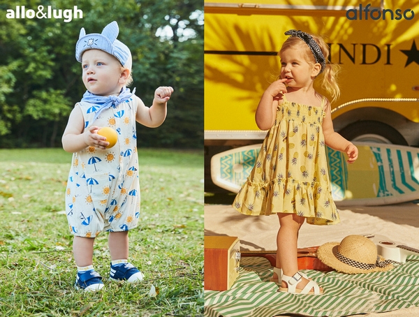 (왼쪽) 알로앤루 ‘썸머 샤인 우주복’, (오른쪽) 알퐁소 ‘하와이안 OPS’