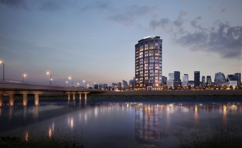 한강 브루클린 하이츠 투시도.